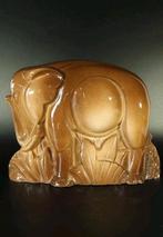 Art Deco olifant keramiek Charles Lemanceau/ Saint-Clément, Antiek en Kunst, Antiek | Keramiek en Aardewerk, Ophalen of Verzenden