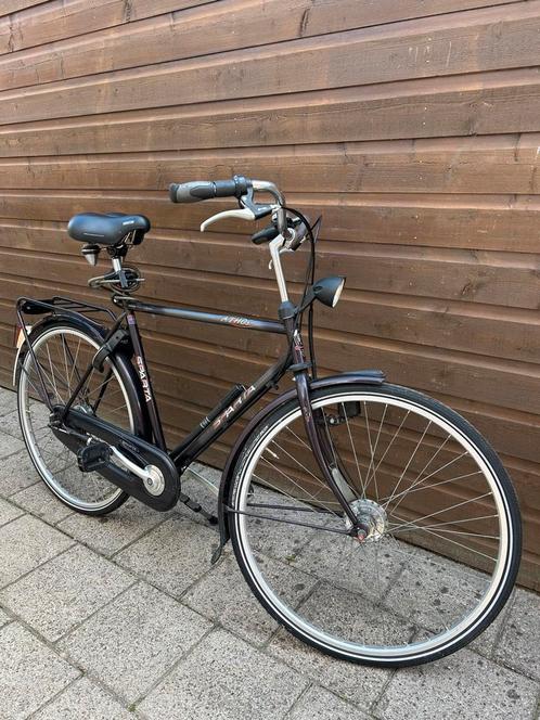 Sparta Athos herenfiets, Fietsen en Brommers, Fietsen | Heren | Herenfietsen, Gebruikt, Sparta, 57 tot 61 cm, Versnellingen, Ophalen