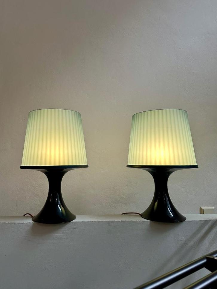 Vintage Ikea XL Lampan tafellamp, schemerlamp kunststof, Huis en Inrichting, Lampen | Tafellampen, Zo goed als nieuw, Minder dan 50 cm
