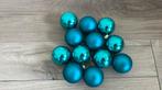 Blauwe kerstballen incl. verlichting, Diversen, Kerst, Ophalen, Gebruikt