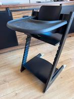 Stokke trip trap meegroei stoel zwart, Kinderen en Baby's, Kinderstoelen, Ophalen of Verzenden, Gebruikt, Meegroeistoel, Stoelverkleiner