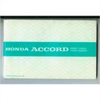 Honda Accord Instructieboekje 1983 #1 Nederland Frans Engels, Ophalen of Verzenden