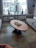 Ovale salontafel 130x80, Gebruikt, 100 tot 150 cm, Landelijk, Minder dan 50 cm