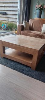 Teakhouten salontafel, Huis en Inrichting, Tafels | Salontafels, Ophalen, Gebruikt, 100 tot 150 cm, 50 tot 100 cm