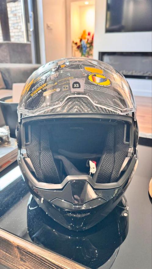 Gloed nieuw exo tech carbon XS, Motoren, Kleding | Motorkleding, Ophalen of Verzenden