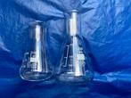 Erlenmeyerset 100ml-200ml(laboratorium)(nieuw), Ophalen of Verzenden, Nieuw, Overige typen