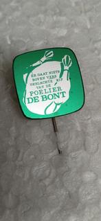 Poelier De Bont, Verzamelen, Speldjes, Pins en Buttons, Ophalen of Verzenden, Zo goed als nieuw, Overige onderwerpen