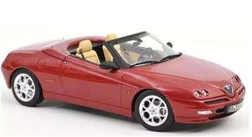 Alfa Romeo Spider 1999 ROOD met. schaal 1:18 NOREV R. 187854 beschikbaar voor biedingen