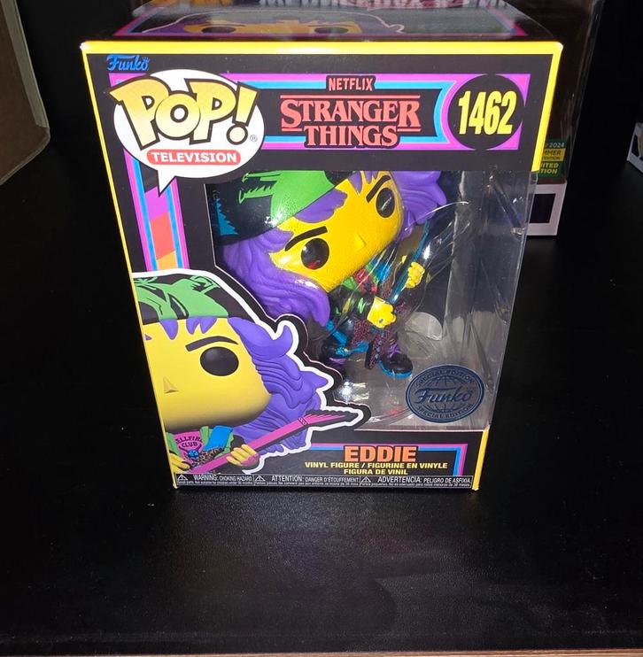 Funko Pop! 1262 Eddie (Blacklight, SE) Stranger Things, Verzamelen, Poppetjes en Figuurtjes, Nieuw, Ophalen of Verzenden