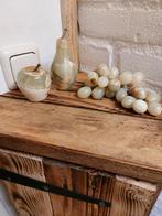 Vintage retro fruit mid century? Marmer onyx  jade marmeren, Antiek en Kunst, Ophalen of Verzenden