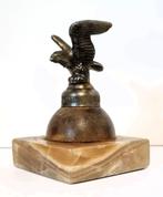 Arend op sokkel van Onyx. (Brons/ijzer?), Ophalen of Verzenden, Zo goed als nieuw, Dier