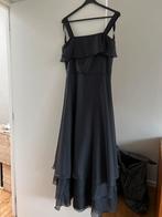 Elegante Zwarte Retro Jurk, Maat 38/40 (M), Zwart, Ophalen of Verzenden, Onbekend