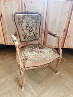 Leuk fauteuiltje!, Huis en Inrichting, Fauteuils, Ophalen, Gebruikt, Hout, Brocant barok