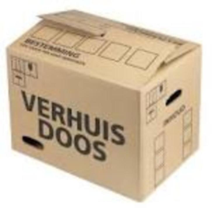 verhuisdozen, Doe-het-zelf en Verbouw, Kratten en Dozen, Gebruikt, Doos, 50 tot 75 cm, 35 tot 50 cm, 40 tot 60 cm, Opvouwbaar