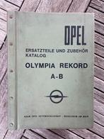 Opel Olympia Rekord - catalogus reserve onderdelen, Ophalen of Verzenden