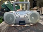 Philips Radio/CD-speler – Bass Reflex Speaker System, Audio, Tv en Foto, Radio's, Ophalen of Verzenden, Zo goed als nieuw