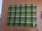 Vintage Schapenwollen Kleed / Deken, Huis en Inrichting, Groen, Gebruikt, Vintage, Ophalen of Verzenden