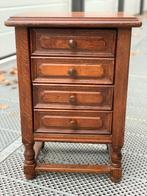 Vintage Eikenhouten Ladenkastje, Ophalen