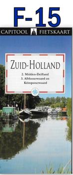 F15 Fietskaart Zuid - holland Midden Delfland Alblasserwaard, Boeken, Verzenden, 2000 tot heden, Nederland, Landkaart