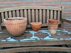 Terracotta bloempotten, Ophalen, Gebruikt, Rond, Terracotta