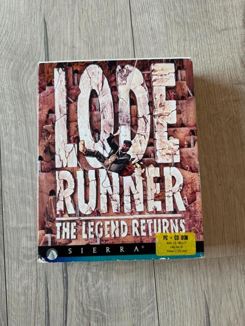 Lode Runner The Legend Returns Big Box Pc Game, Spelcomputers en Games, Games | Pc, Zo goed als nieuw, 1 speler, Ophalen of Verzenden