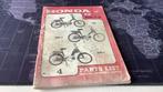Honda PF 50 parts list, Fietsen en Brommers, Handleidingen en Instructieboekjes, Ophalen of Verzenden
