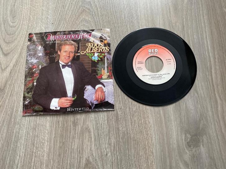 Koos Alberts Winter in m’n hart, Cd's en Dvd's, Vinyl | Nederlandstalig, Zo goed als nieuw, Levenslied of Smartlap, Overige formaten
