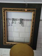 Zeer oude vol houten lijst, Huis en Inrichting, Woonaccessoires | Lijsten, Heikant 21 Kaatsheuvel, 50 tot 75 cm, Belle Vieille Brocante