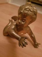 Bronzen goudkleurige engel, Ophalen of Verzenden, Brons