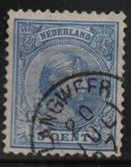 Kleinrond stempel "LANGWEER " op nr. 35, Verzenden, T/m 1940, Gestempeld