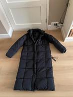 Zwarte lange winterjas maat 36, Ophalen of Verzenden, Gedragen, Maat 36 (S), Zwart