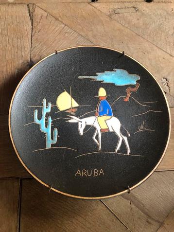 Vintage Ruscha Aruba Wandbordje - Mid Century Retro beschikbaar voor biedingen
