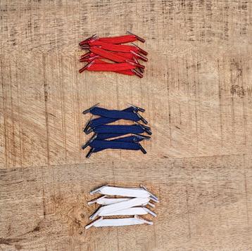 uLace Elastische Veters – Rood - Wit - Blauw beschikbaar voor biedingen