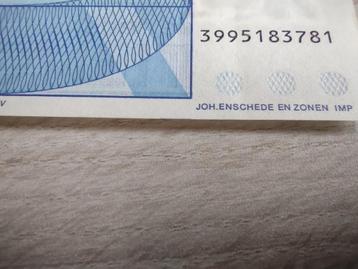 Misdruk biljet 10 gulden Frans Hals, snijteken amper te zien beschikbaar voor biedingen