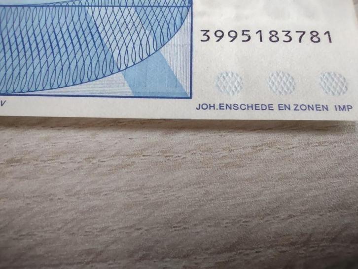 Misdruk biljet 10 gulden Frans Hals, snijteken amper te zien, Postzegels en Munten, Bankbiljetten | Nederland, 10 gulden, Ophalen of Verzenden