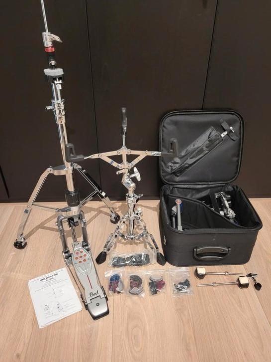 Pearl P2052C + H-2050 + S-930, Muziek en Instrumenten, Drumstellen en Slagwerk, Zo goed als nieuw, Pearl, Ophalen of Verzenden