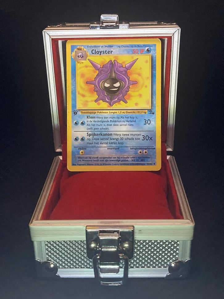 Cloyster 1st edition - Fossil, Hobby en Vrije tijd, Verzamelkaartspellen | Pokémon, Zo goed als nieuw, Ophalen of Verzenden