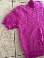 St Michael Jumper UK 14 Pink 70% Angora Short Sleeve Turtle, Kleding | Dames, Ophalen of Verzenden, Zo goed als nieuw, Korte mouw