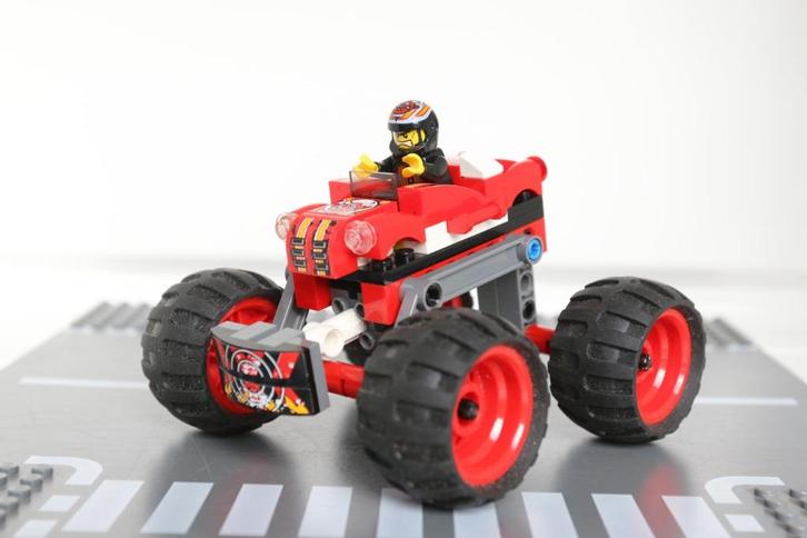 Lego Racers Set 9092 - Crazy Demon Monstertruck, Kinderen en Baby's, Speelgoed | Duplo en Lego, Zo goed als nieuw, Lego, Complete set