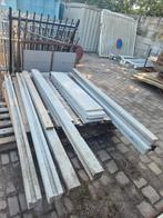 Schutting met betonnen palen - ruim 7 m1, Tuin en Terras, Schuttingen, Ophalen, Gebruikt, 6 meter of meer, 2 meter of meer