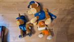 Paw Patrol Knuffels - Chase en Rubble, Ophalen of Verzenden, Gebruikt, Hond