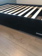1 personen bed inclusief lattenbodem 5 manden oud, Ophalen, Eenpersoons, Zwart, Zo goed als nieuw