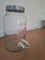 Grote glazen limonade tap, 3L, Huis en Inrichting, Ophalen, Gebruikt