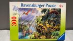 Ravensburger Puzzel - Dinosaurus Wereld - 300 Stukjes, Ophalen of Verzenden, Minder dan 500 stukjes, Zo goed als nieuw, Legpuzzel