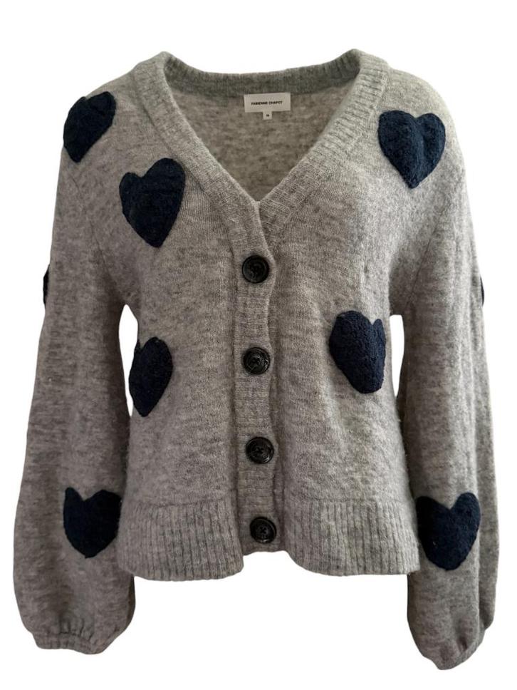 Fabienne Chapot vest XS/S, Kleding | Dames, Truien en Vesten, Zo goed als nieuw, Maat 34 (XS) of kleiner, Grijs, Ophalen of Verzenden