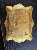 Antieke Bronzen Asbak - DEPOSE N=6 D.L., Ophalen of Verzenden, Brons