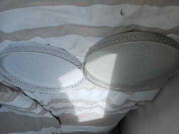 Witte en grijze decoratie schalen 