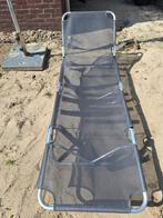 Zonnebed / Strandbed - Zo goed als nieuw, Tuin en Terras, Ophalen, Zo goed als nieuw, Textileen, Verstelbaar