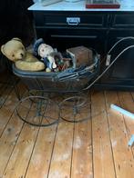 Antieke kleine poppen wagen. Echt oud., Ophalen of Verzenden
