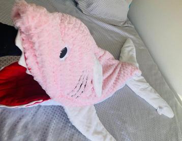 Haai kinderdeken – Roze Zachte Slaapzak beschikbaar voor biedingen